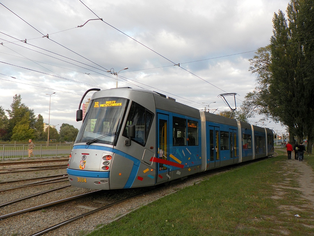 Вроцлав, Škoda 19T Elektra № 3104