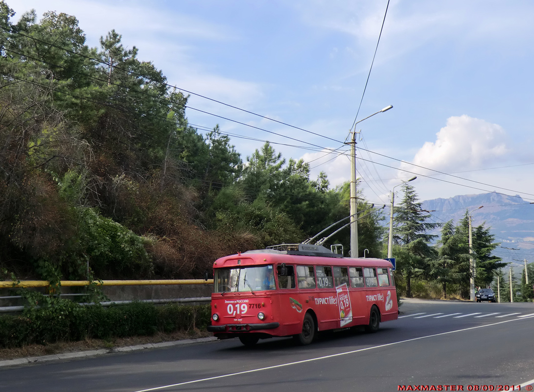 Krimas trolejbuss, Škoda 9TrH27 № 7716