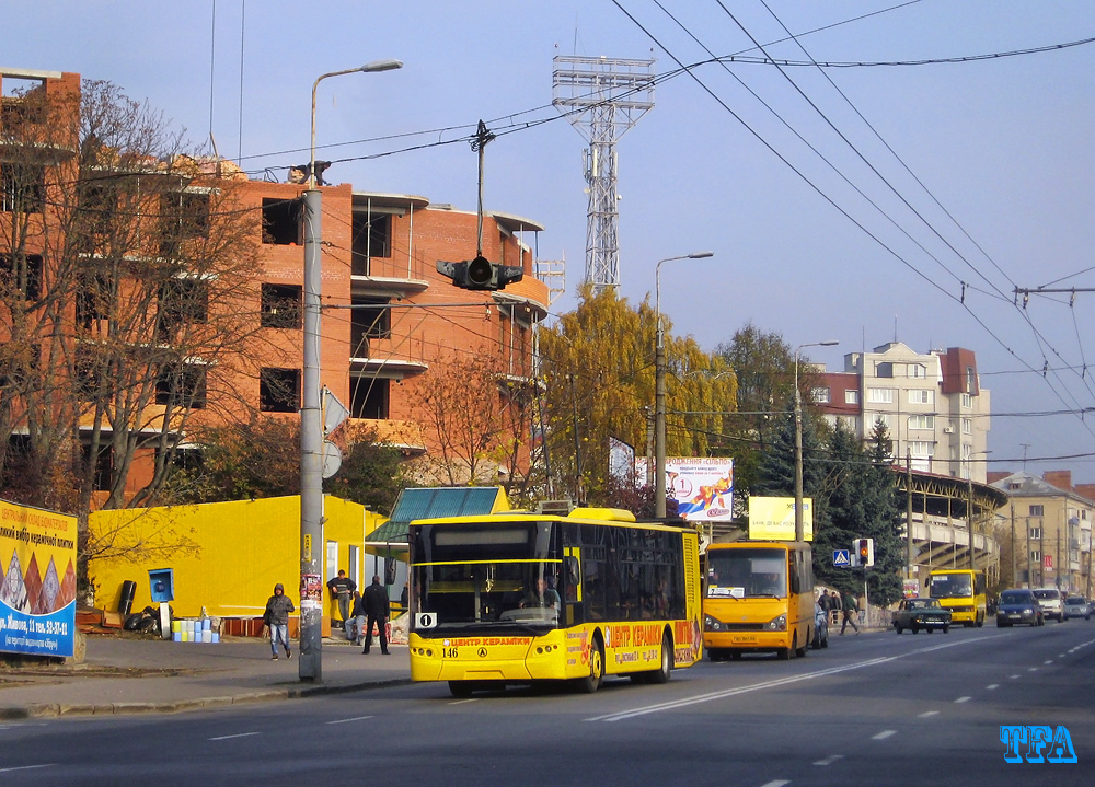 Тернополь, ЛАЗ E183D1 № 146