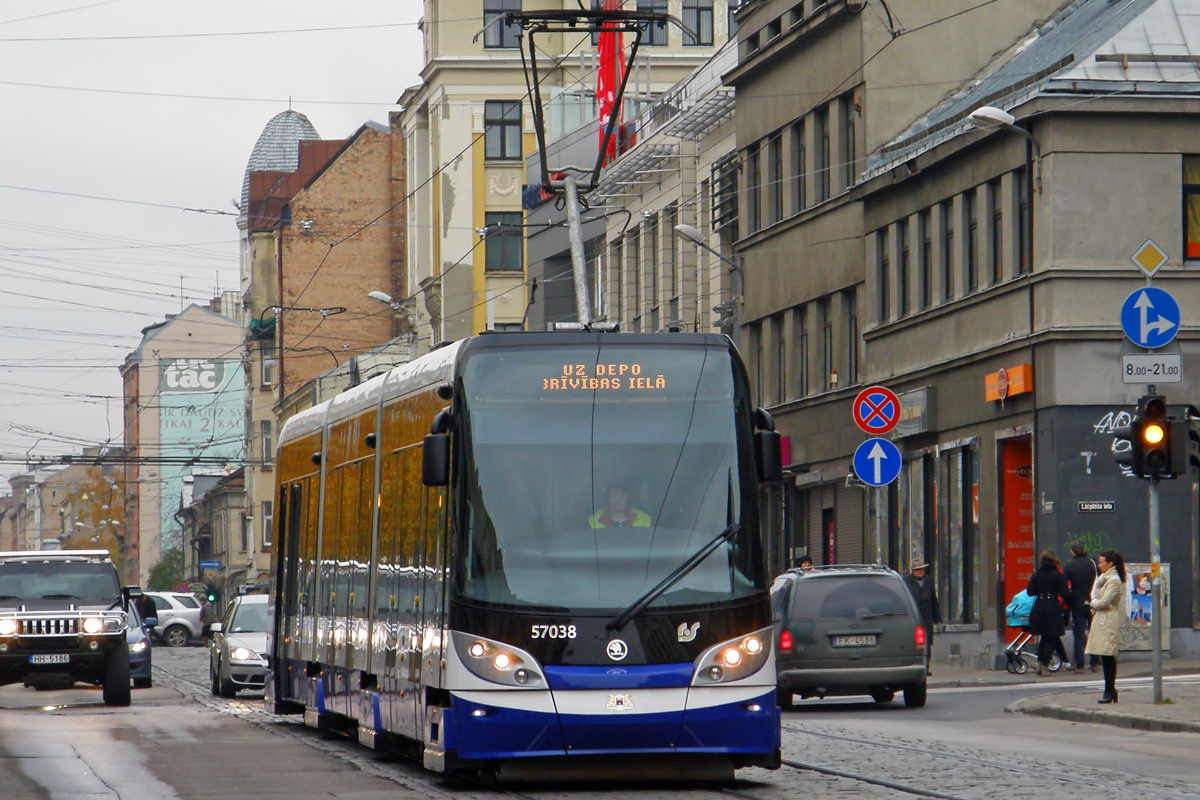 Рыга, Škoda 15T ForCity Alfa Riga № 57038