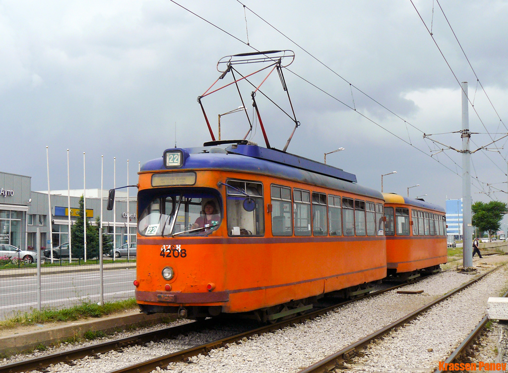 София, Duewag T4 № 4208
