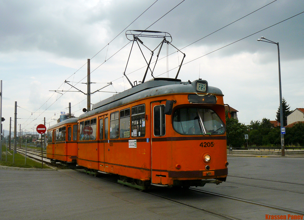 Sofia, Duewag T4 č. 4205