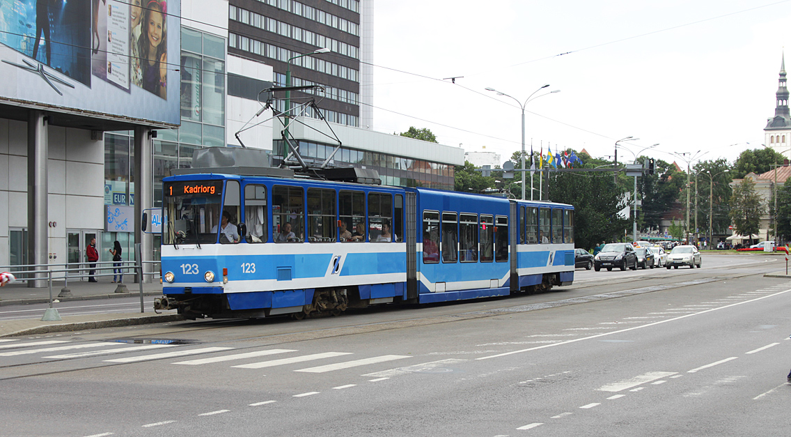 Таллин, Tatra KT6T № 123