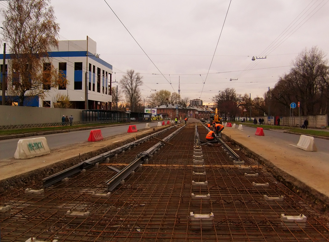 Sanktpēterburga — Track repairs