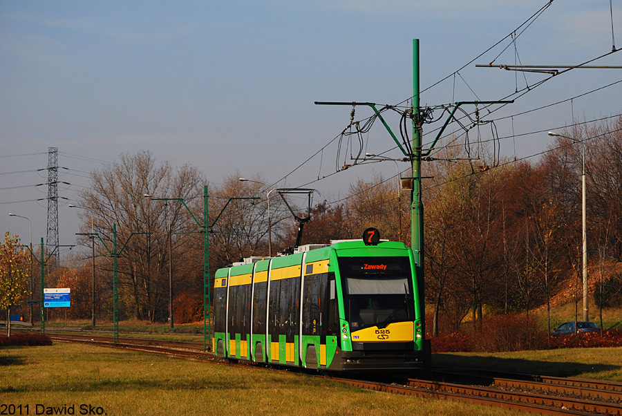 Poznań, Solaris Tramino S105p № 525