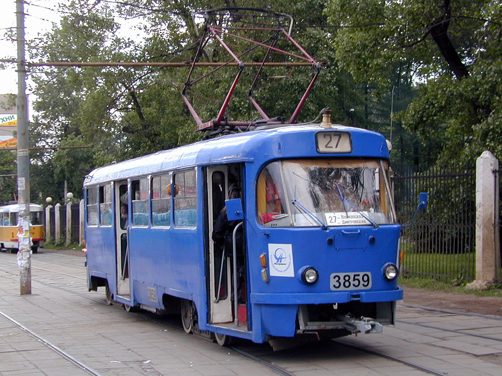 Москва, Tatra T3SU № 3859
