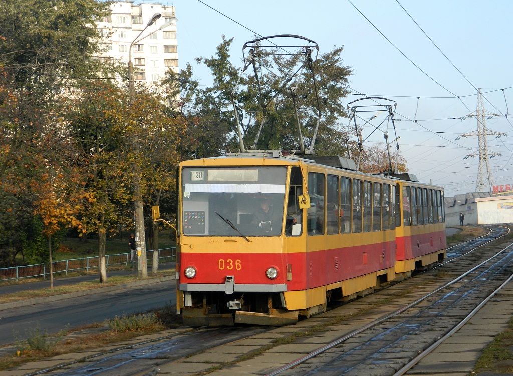 Киев, Tatra T6B5SU № 036