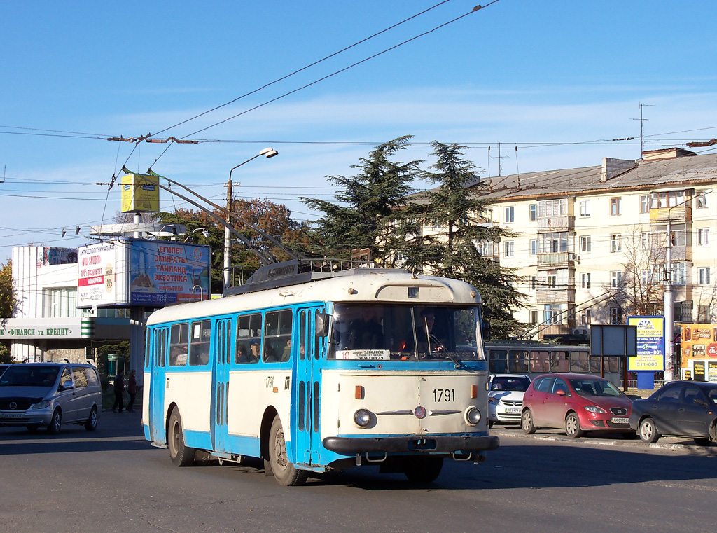 Крымский троллейбус, Škoda 9TrH29 № 1791