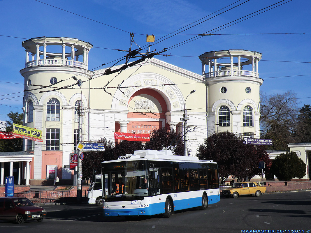 Крымский троллейбус, Богдан Т70110 № 4343