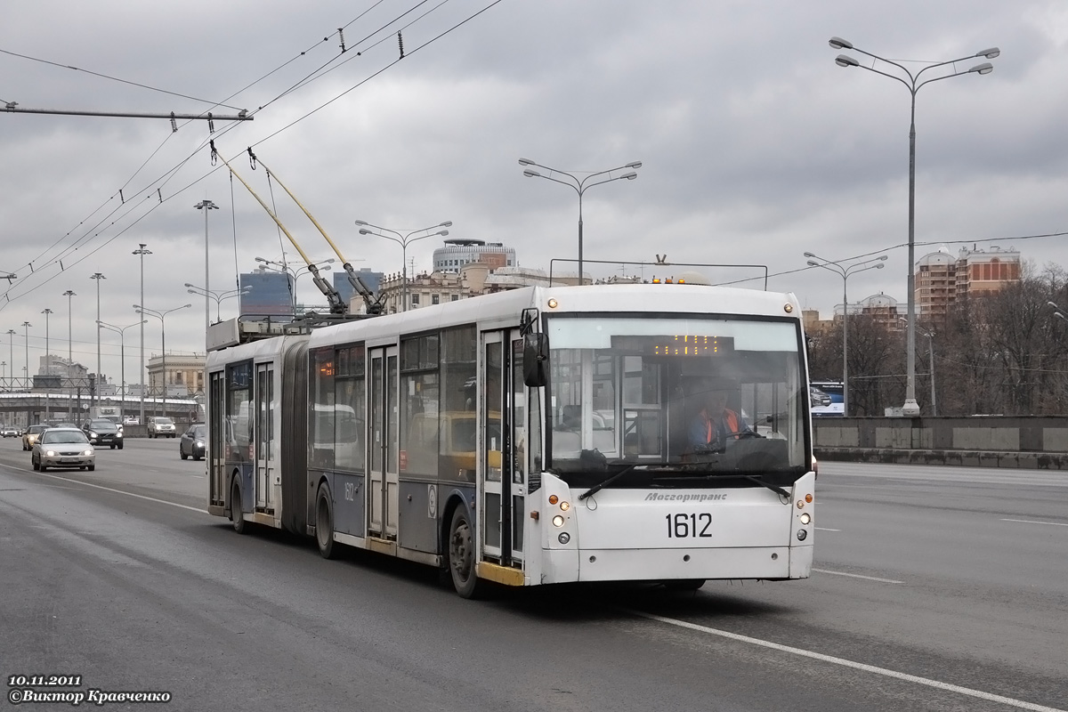 Москва, Тролза-6206.00 «Мегаполис» № 1612