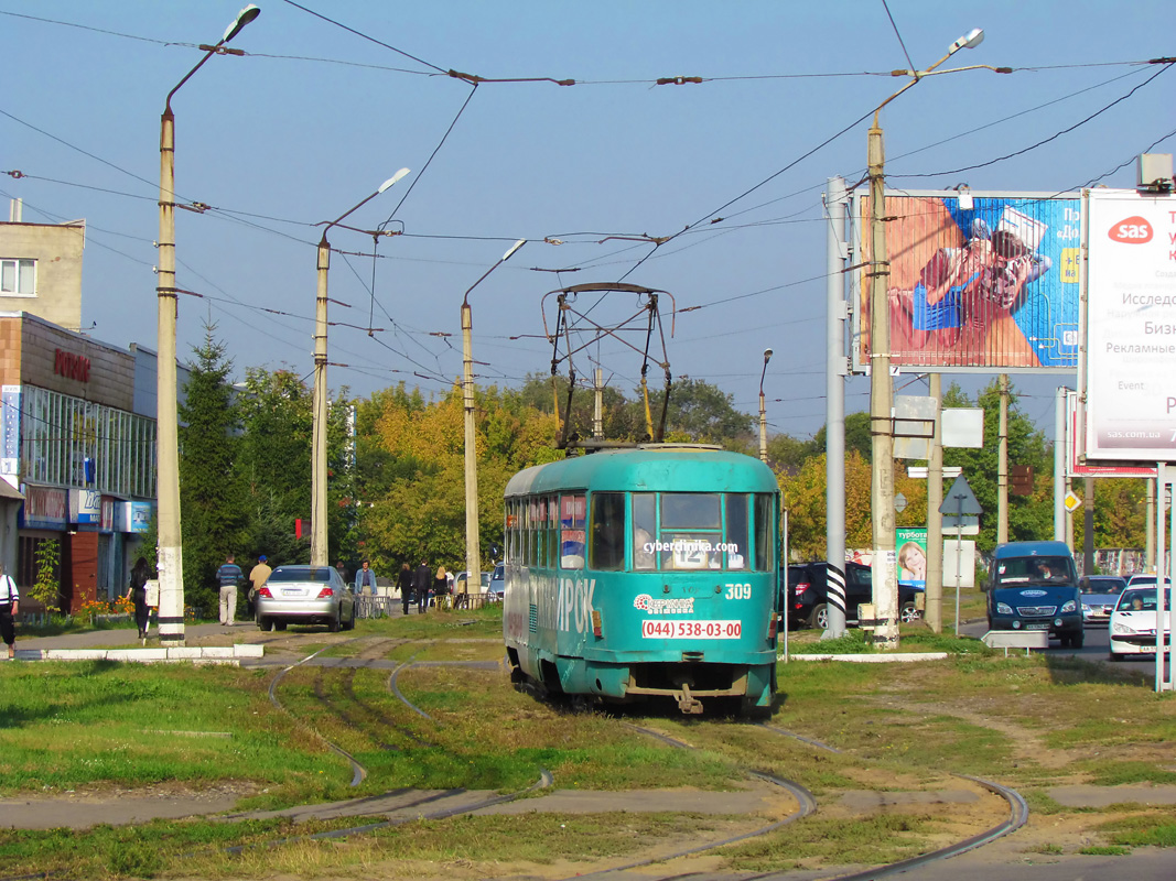Харьков, Tatra T3SU № 309