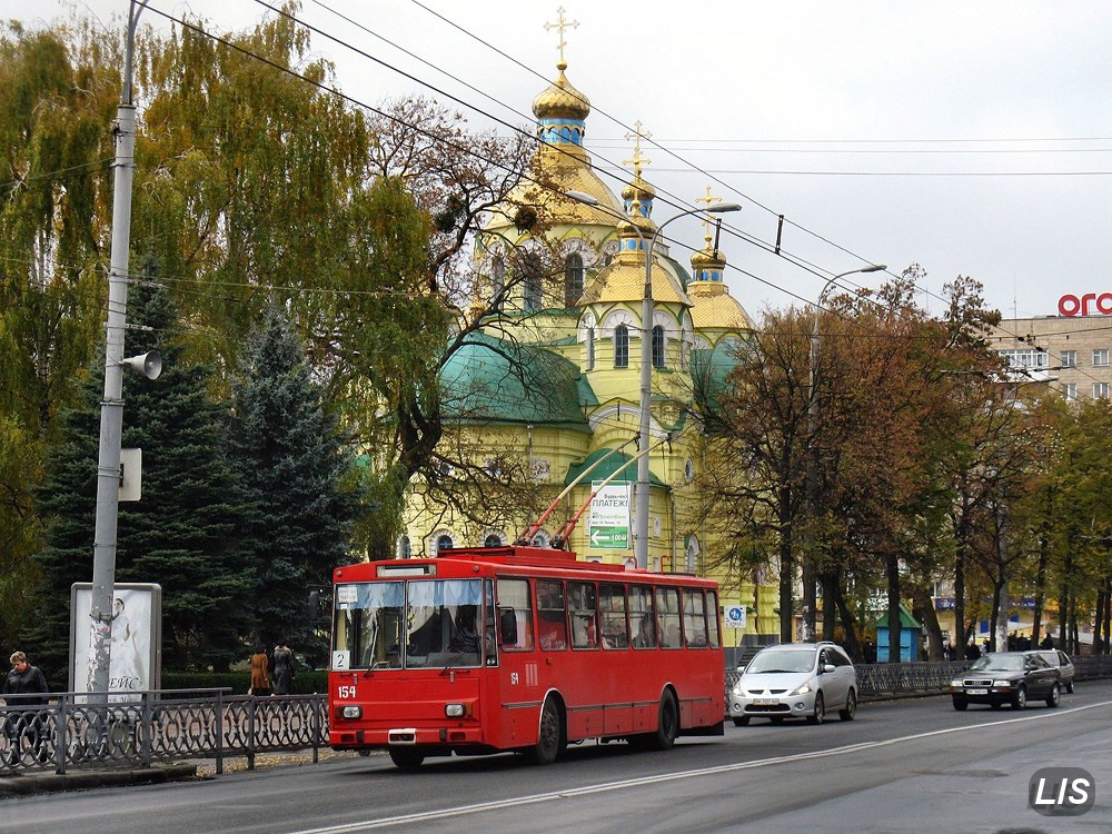 Ровно, Škoda 14Tr10/6 № 154