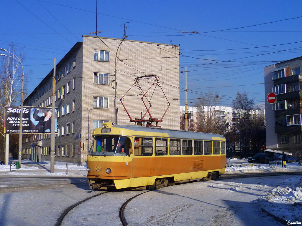 Jekatyerinburg, Tatra T3SU (2-door) — 529