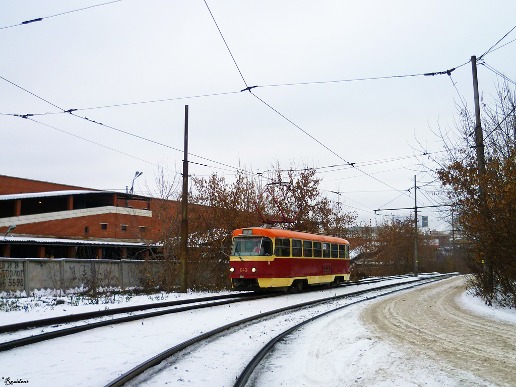 Екатеринбург, Tatra T3SU (двухдверная) № 043