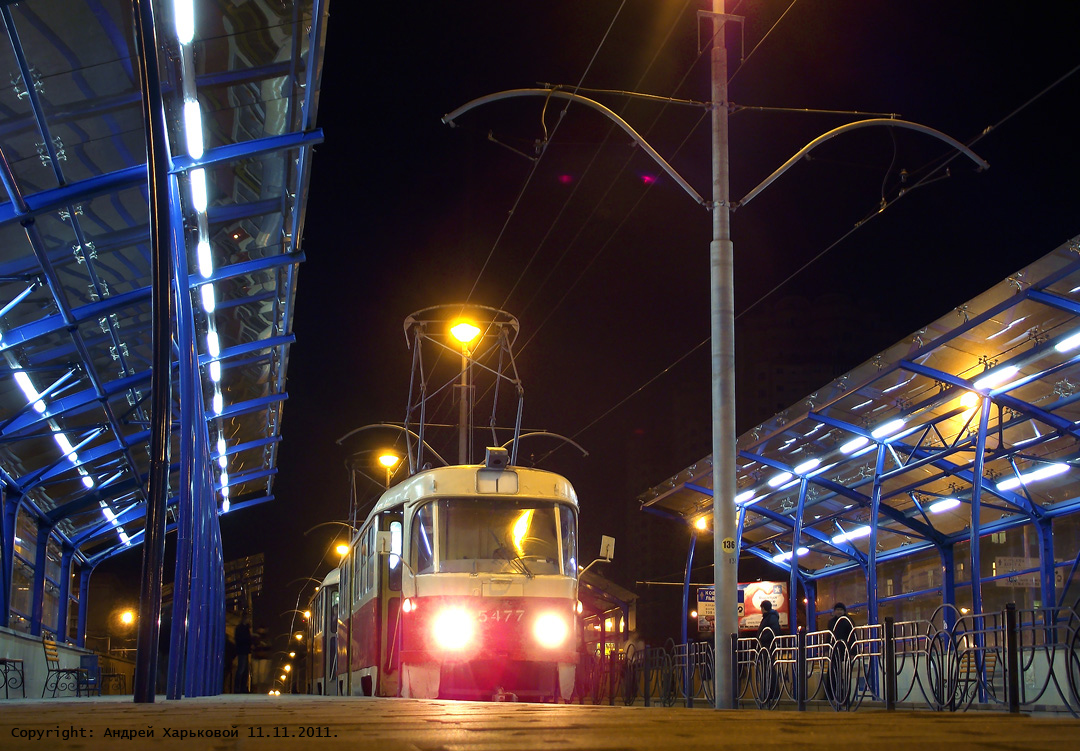 Киев, Tatra T3SU № 5477