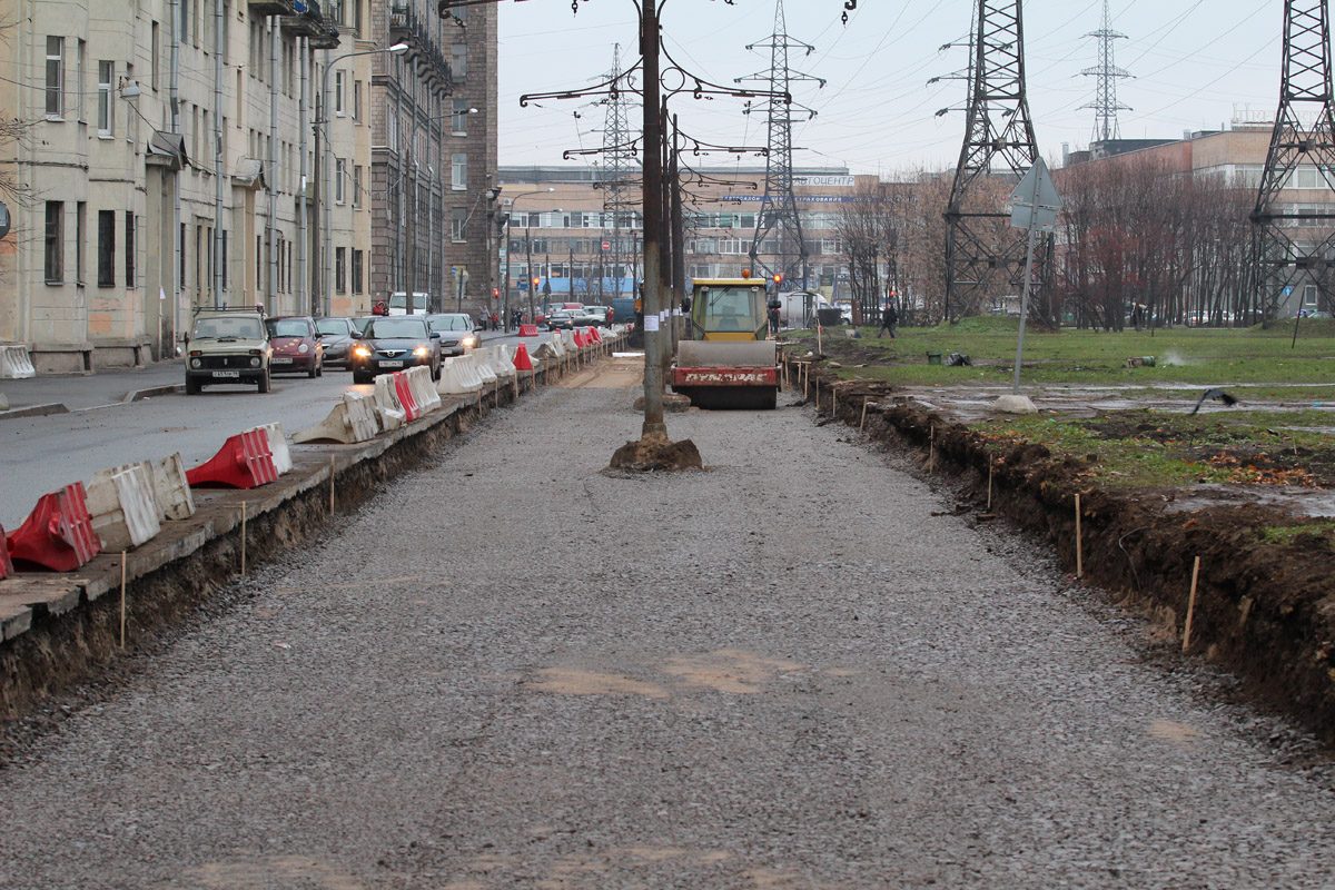 Sanktpēterburga — Track repairs
