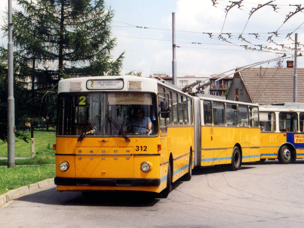 Злин, Škoda Sanos S 200 Tr № 312