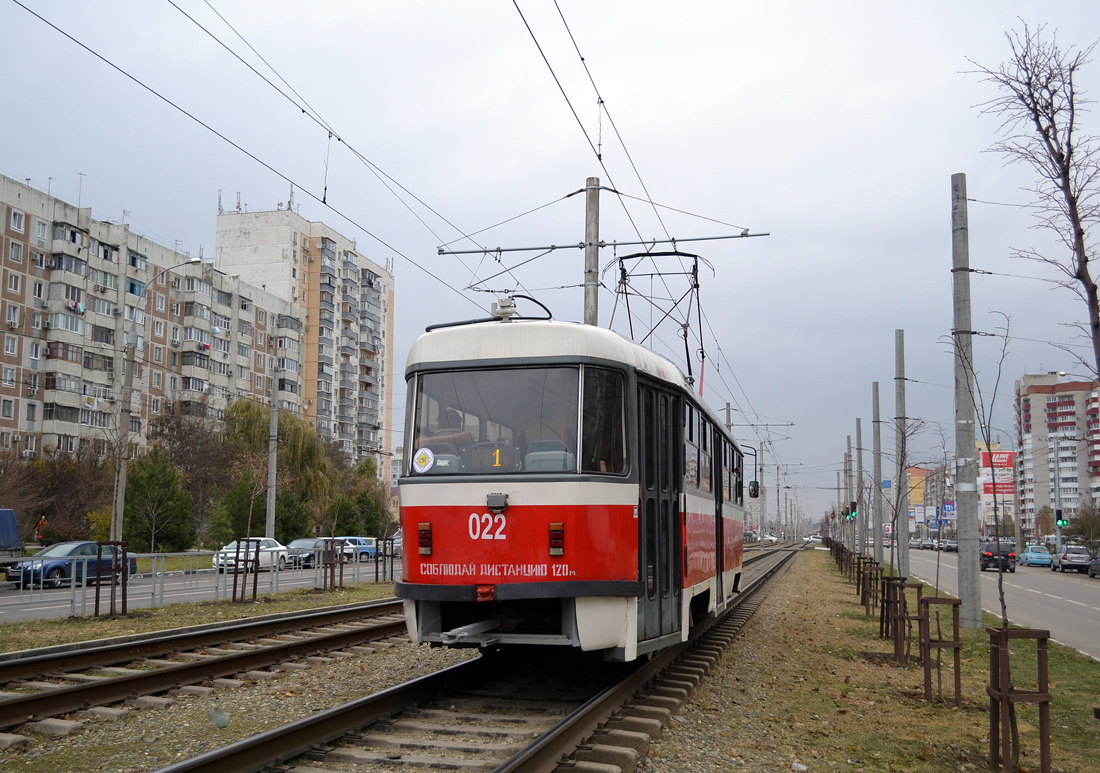 Краснодар, Tatra T3SU КВР ТРЗ № 022