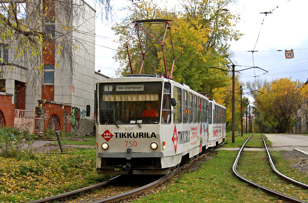 Екатеринбург, Tatra T6B5SU № 750