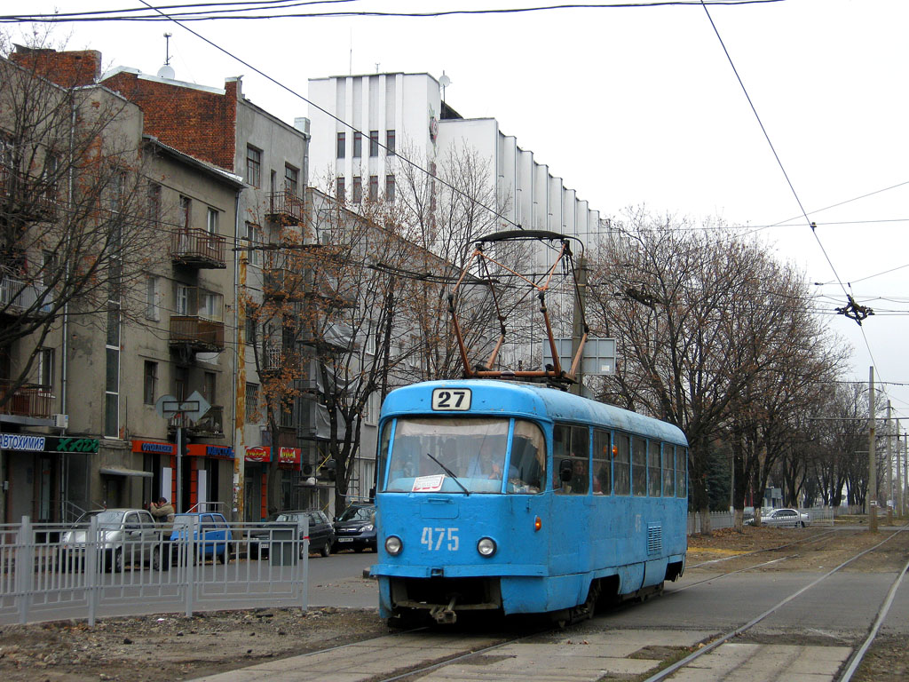 Харьков, Tatra T3SU № 475