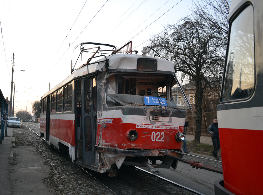 Краснодар, Tatra T3SU КВР ТРЗ № 022; Краснодар — Происшествия