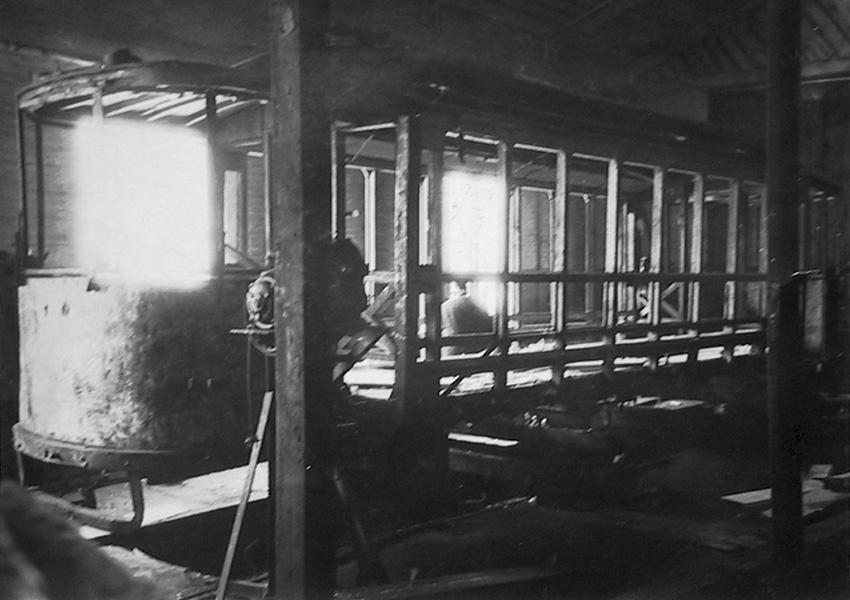 Орёл, Ф (Коломенский) № 85; Орёл — Исторические фотографии [1946-1991]; Орёл — Трамвайное депо им. Ю. Витаса