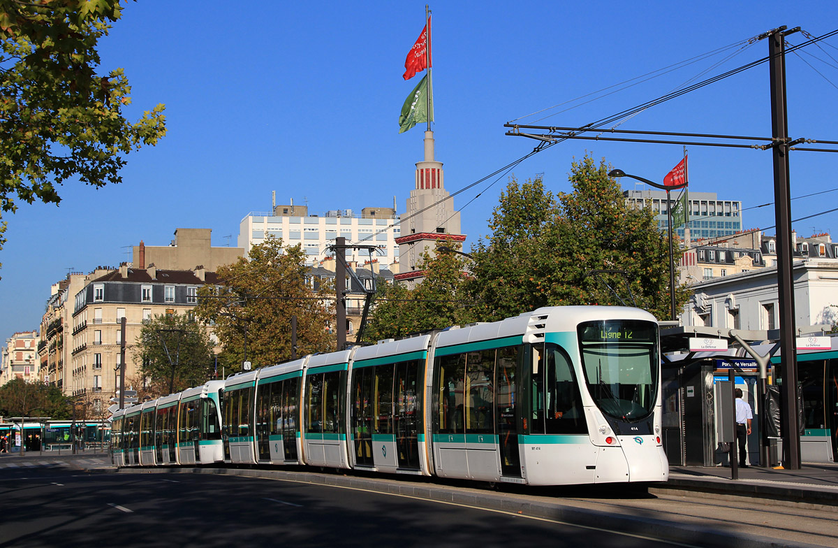 Париж -  Версаль -  Ивелин, Alstom Citadis 302 № 414