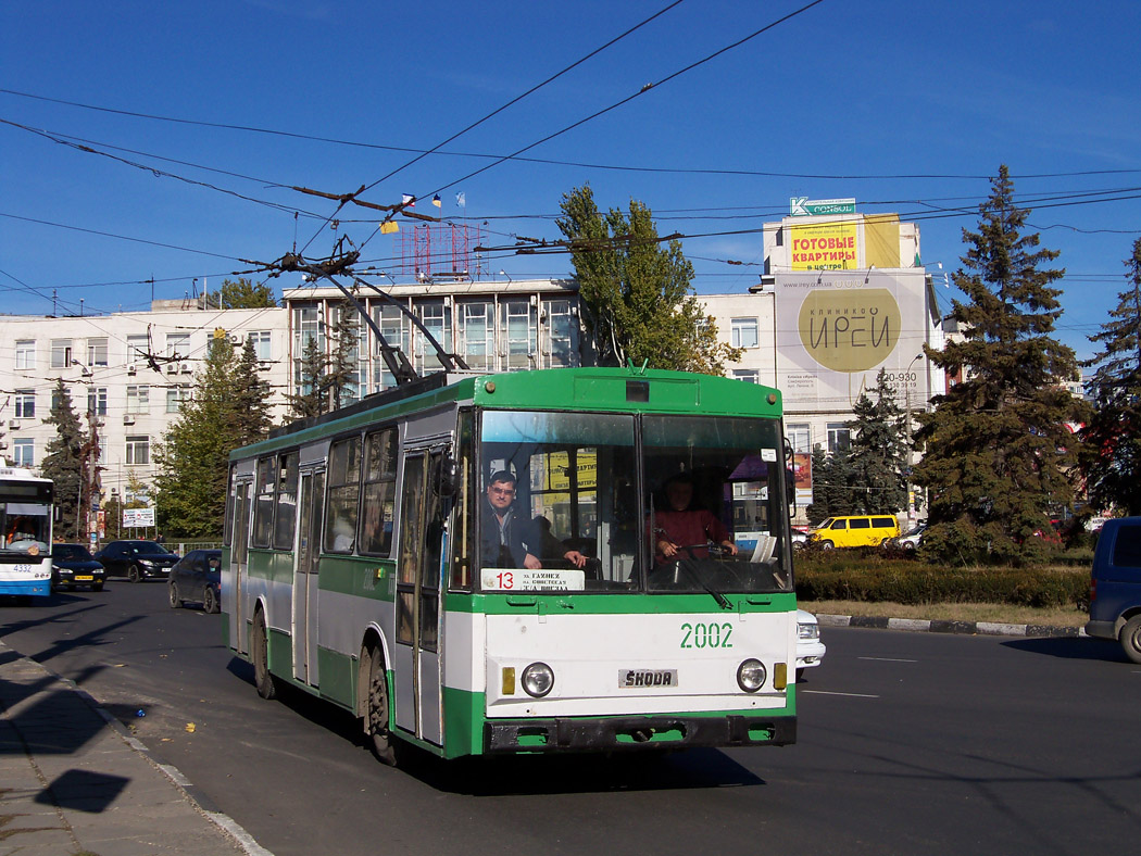 Крымский троллейбус, Škoda 14Tr02/6 № 2002
