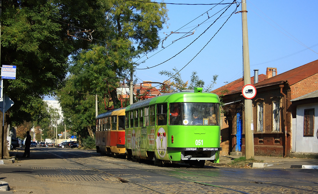 Краснодар, Tatra T3SU № 051