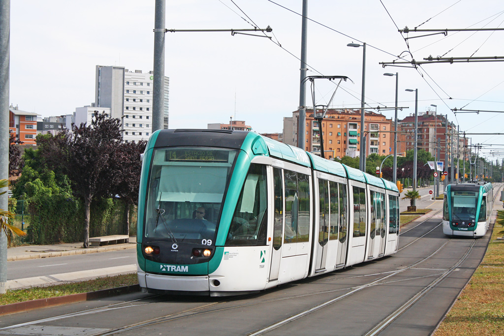 Барселона, Alstom Citadis 302 № 09