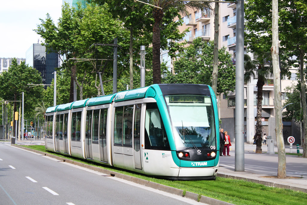 Барселона, Alstom Citadis 302 № 09