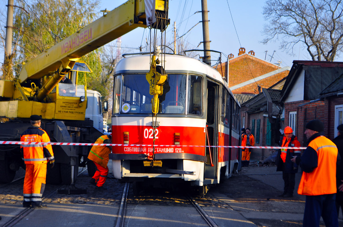 Краснодар, Tatra T3SU КВР ТРЗ № 022; Краснодар — Происшествия