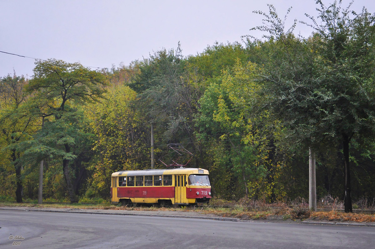 Запорожье, Tatra T3SU (двухдверная) № 719