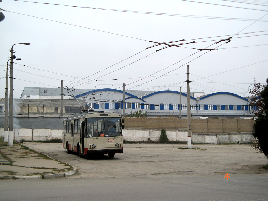 Крымский троллейбус, Škoda 14Tr89/6 № 2104