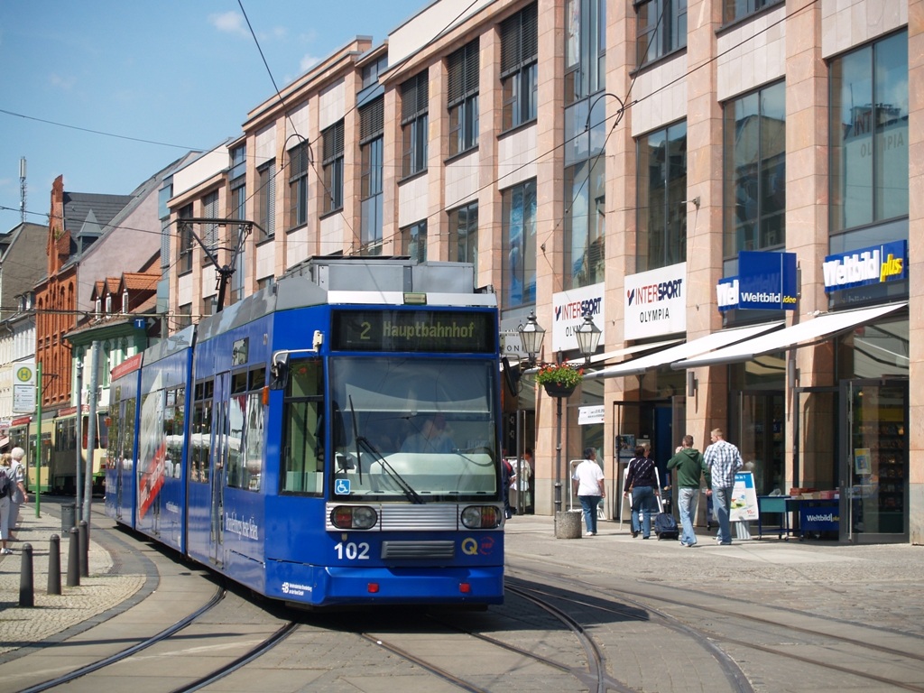 Brandenburg an der Havel, Duewag MGT6D # 102