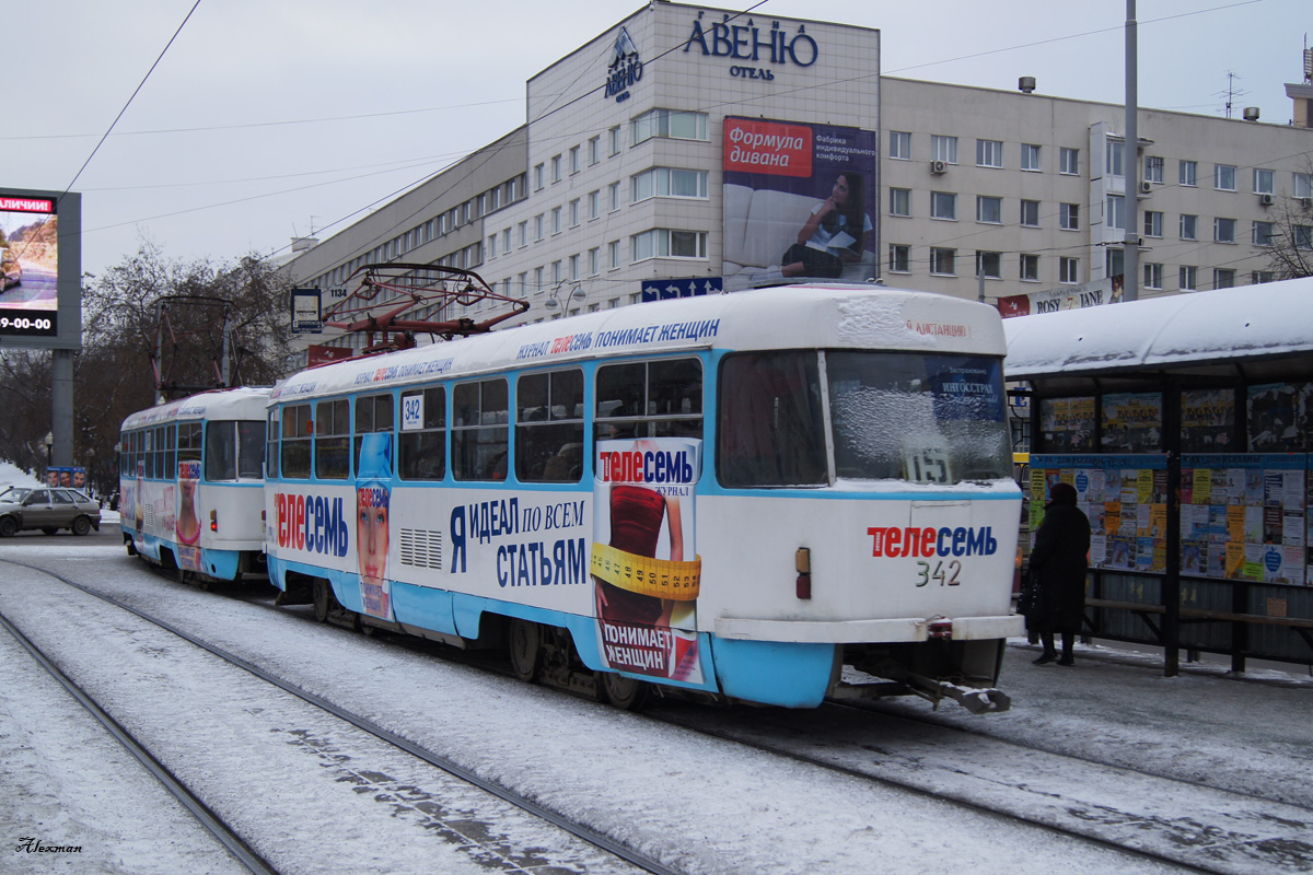 Екатеринбург, Tatra T3SU № 342