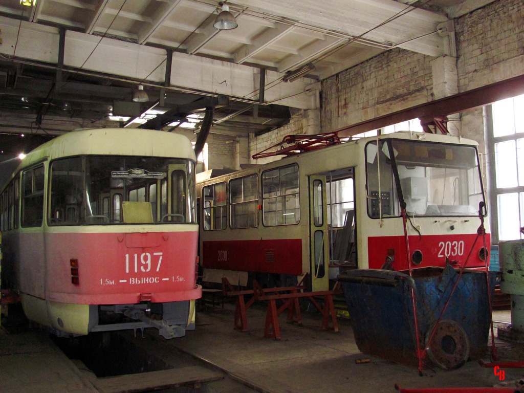 Ижевск, Tatra T3SU № 1197; Ижевск, Tatra T6B5SU № 2030