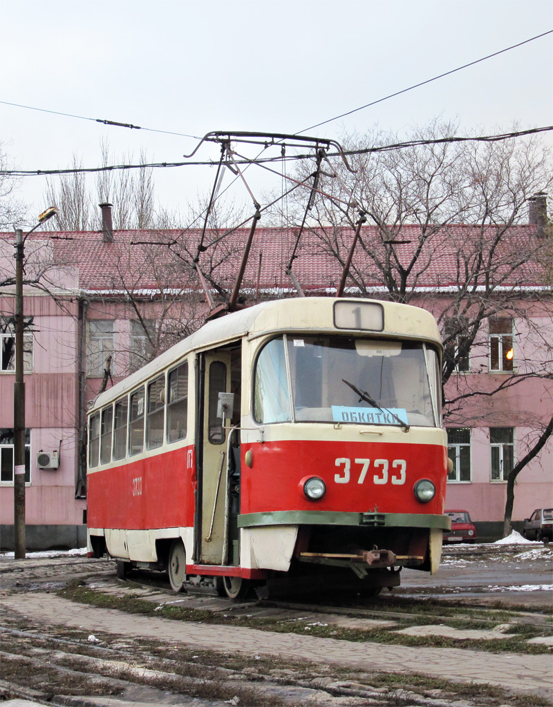 Данецк, Tatra T3SU (двухдверная) № 3733