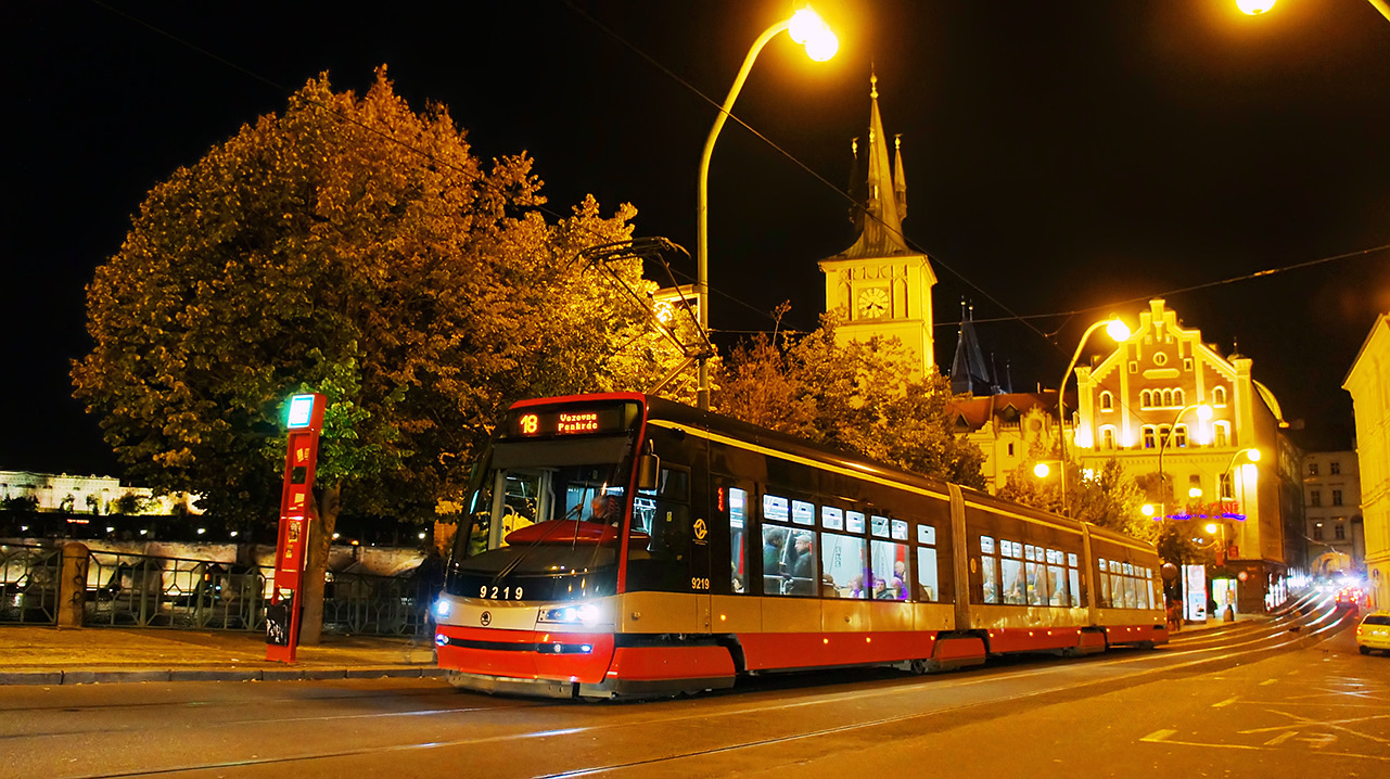Praga, Škoda 15T2 ForCity Alfa Praha Nr. 9219 Praga, Škoda 15T2 ForCity Alfa Praha Nr. 9219