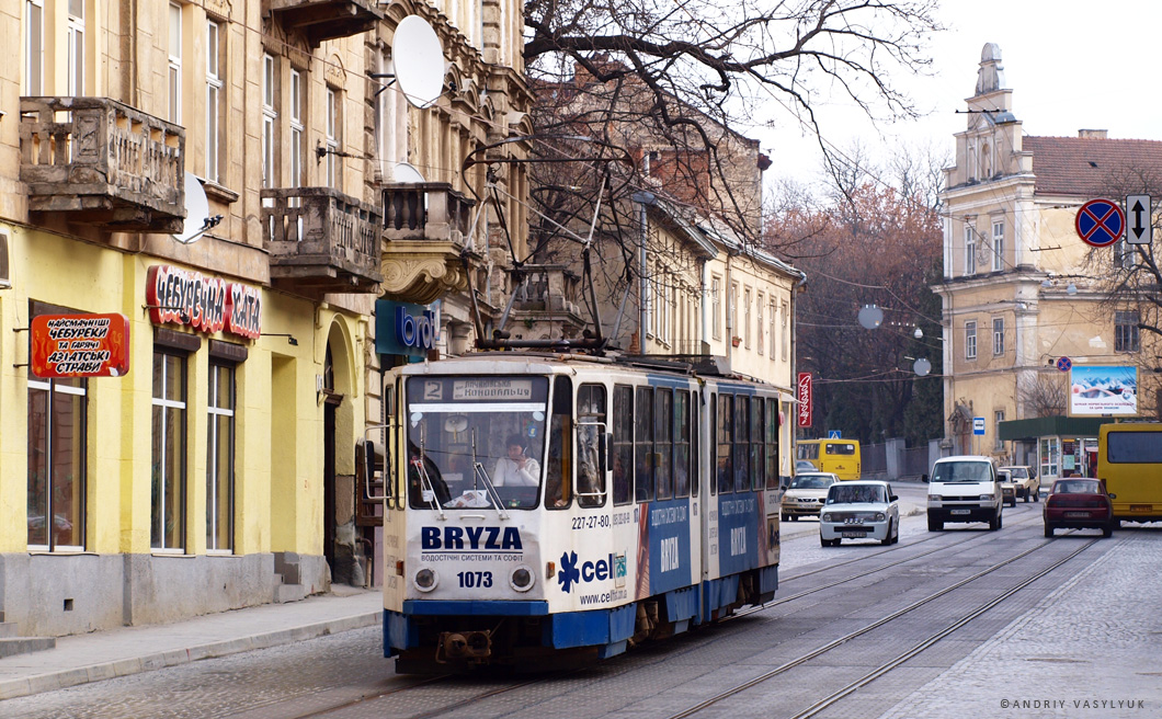Львов, Tatra KT4SU № 1073