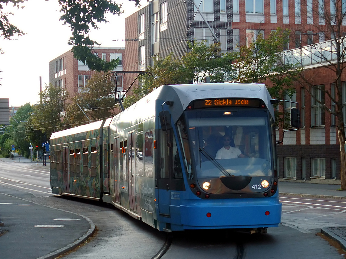 Стокгольм, Bombardier Flexity Swift № 412
