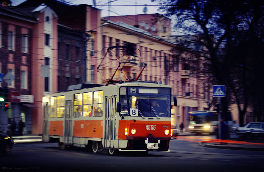 Харьков, Tatra T6B5SU № 4555