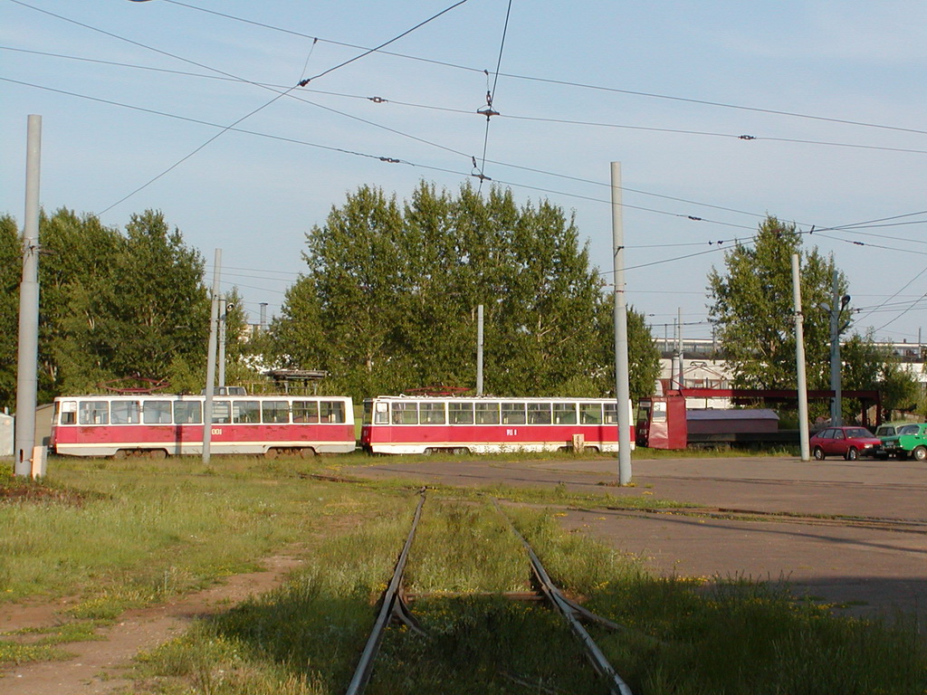 Ярославль, ВТК-06 № РШ-1; Ярославль, 71-605 (КТМ-5М3) № 001; Ярославль, ТК-28 № РТ-28; Ярославль — Трамвайное депо (№ 4)