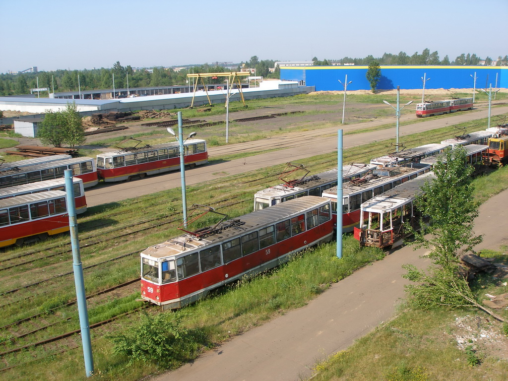 Ярославль, 71-605 (КТМ-5М3) № 59; Ярославль — Трамвайное депо (№ 4)