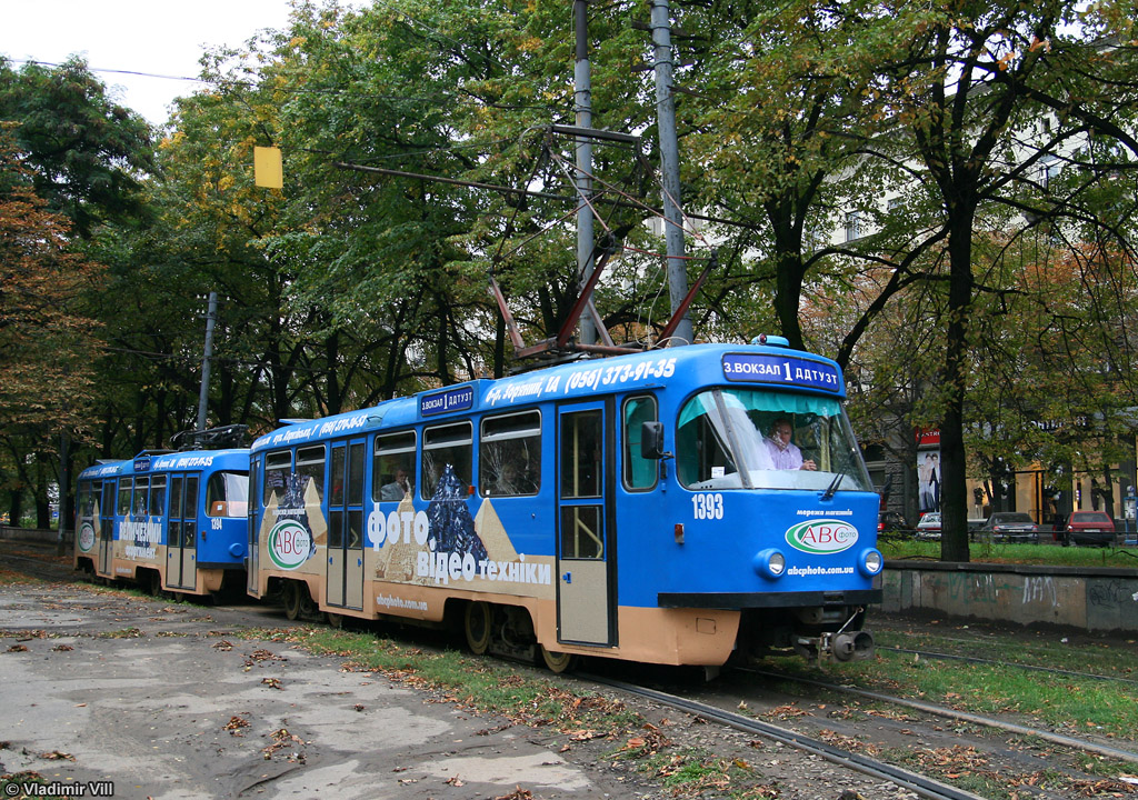 Днепр, Tatra T3DC1 № 1393