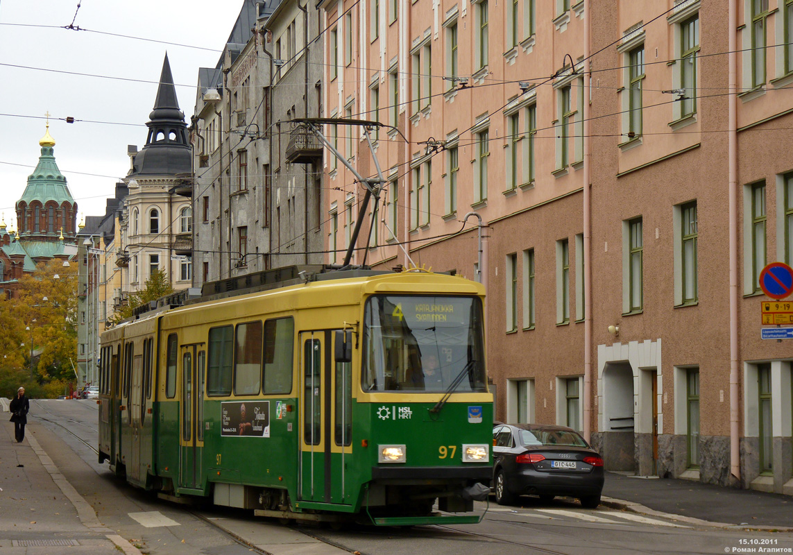 Хельсинки — Эспоо, Valmet MLNRV2 № 97