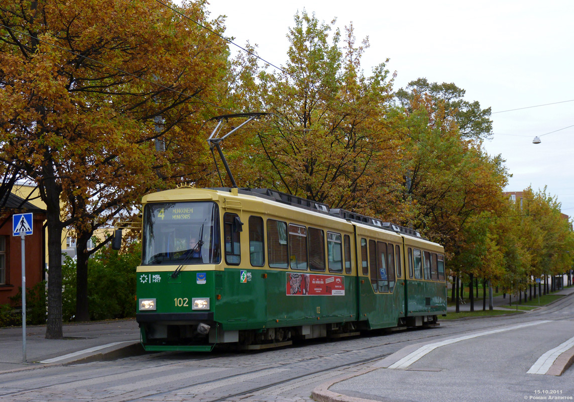 Хельсинки — Эспоо, Valmet MLNRV2 № 102