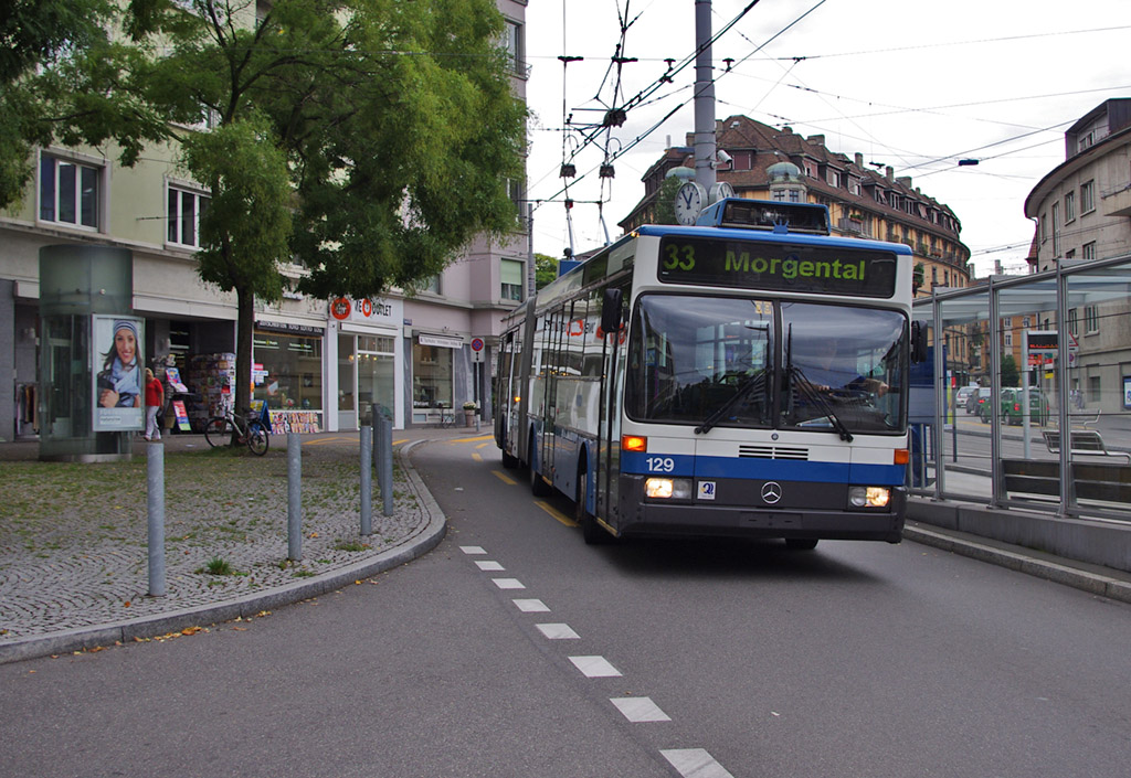 Цюрих, Mercedes-Benz O405GTZ № 129