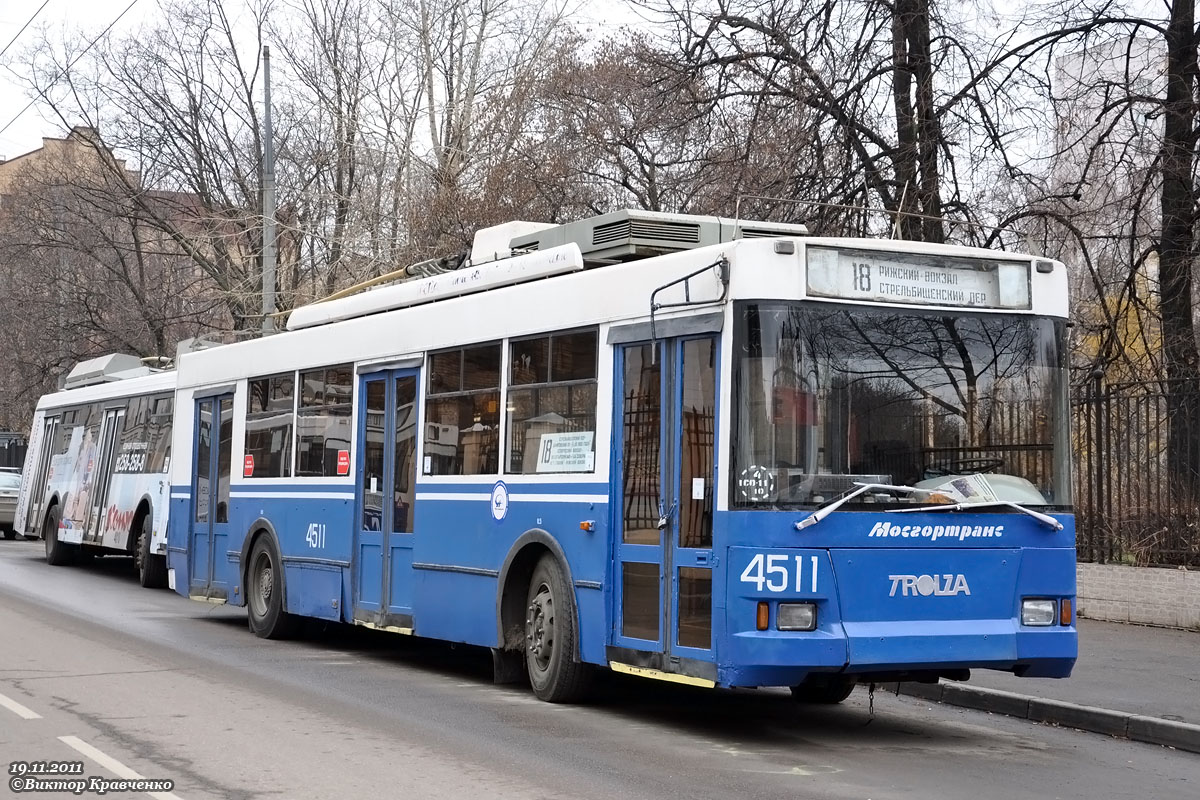 Москва, Тролза-5275.05 «Оптима» № 4511