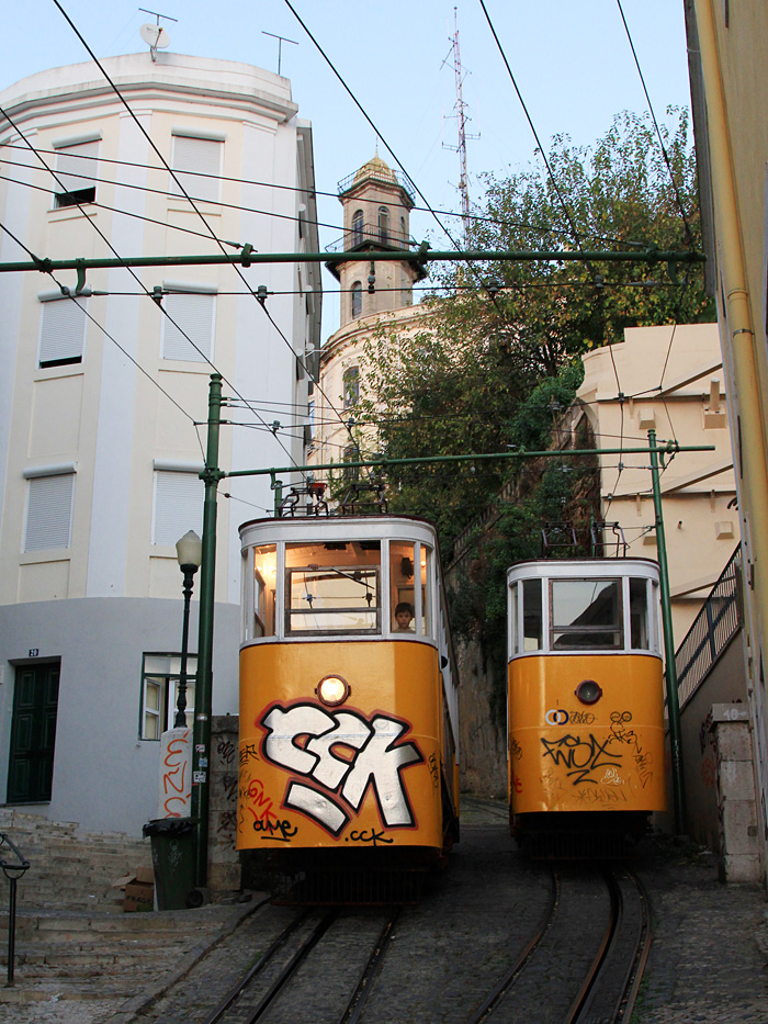 ლისაბონის აგლომერაცია, Funicular* № 2; ლისაბონის აგლომერაცია, Funicular* № 1; ლისაბონის აგლომერაცია — Ascensor do Lavra